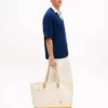 Canvas-Tragetasche mit Farbblock-Design Canvas-Tragetasche mit Farbblock-Design