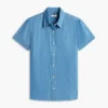 Chambray-Hemd mit Puffärmeln Chambray-Hemd mit Puffärmeln