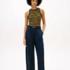 Chino mit Plissee aus Twill Chino mit Plissee aus Twill