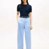Chino mit Plissee aus Twill Chino mit Plissee aus Twill