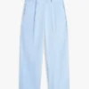 Chino mit Plissee aus Twill Chino mit Plissee aus Twill