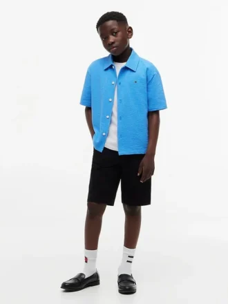 Chino-Shorts mit Gürtel für Kinder