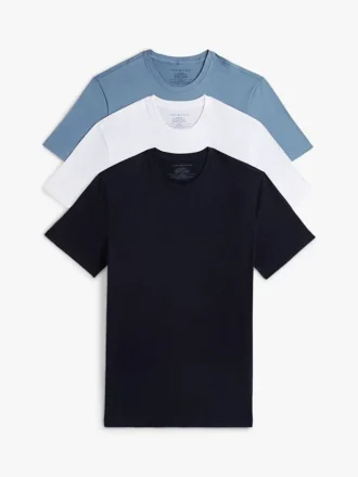Cotton Classics Rundhals-Unterhemd 3er-Pack