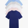 Cotton Classics Unterhemd mit Rundhalsausschnitt, 5er-Pack