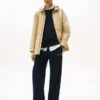 Court-Sneaker aus Leder mit Metallic-Akzenten