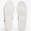 Court-Sneaker aus Metallic-Leder Court-Sneaker aus Metallic-Leder