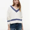 Cricket-Pullover mit Zopfmuster Cricket-Pullover mit Zopfmuster