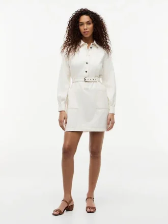 Denim-Utility-Kleid mit Gürtel