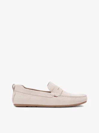 Driving Loafer aus Wildleder mit Profilsohle