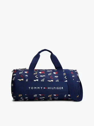 Duffle-Bag mit durchgehendem Segelflaggen-Print