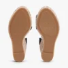 Espadrille-Sandale mit Keilabsatz aus Raffia Espadrille-Sandale mit Keilabsatz aus Raffia