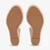 Espadrille-Sandale mit Keilabsatz aus Raffia