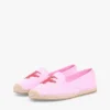 Espadrilles aus Canvas mit Schriftzug-Monogramm