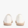 Espadrilles aus Canvas mit Schriftzug-Monogramm