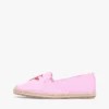 Espadrilles aus Canvas mit Schriftzug-Monogramm
