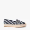 Espadrilles mit Streifenmuster und Plateausohle Espadrilles mit Streifenmuster und Plateausohle
