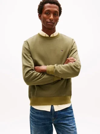 Essential Sweatshirt mit Rundhalsausschnitt