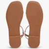 Flache Ledersandale Flache Ledersandale
