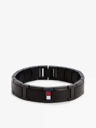 Flachglied-Armband mit Streifenakzent