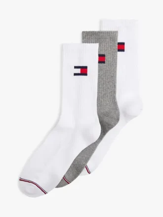 Flag Logo Sport Crew Socken 3er-Pack