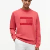 Flag-Logo-Sweatshirt mit gebürsteter Innenseite und Raglanärmeln Flag-Logo-Sweatshirt mit gebürsteter Innenseite und Raglanärmeln