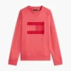 Flag-Logo-Sweatshirt mit gebürsteter Innenseite und Raglanärmeln Flag-Logo-Sweatshirt mit gebürsteter Innenseite und Raglanärmeln
