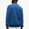 Flaggen-Logo-Sweatshirt mit Raglanärmeln, indigo-gefärbt Flaggen-Logo-Sweatshirt mit Raglanärmeln, indigo-gefärbt