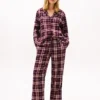 Flanell-Pyjama-Set mit Hosen