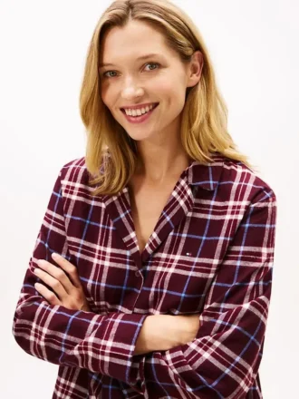 Flanell-Pyjama-Set mit Hosen