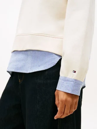 Fleece-Sweatshirt im Lagen-Look