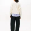Fleece-Sweatshirt im Lagen-Look