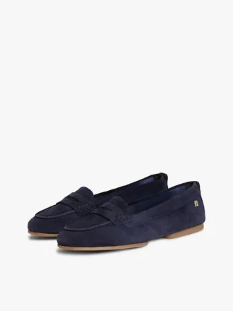 Flexibler Penny-Loafer aus Wildleder