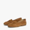 Flexibler Penny-Loafer aus Wildleder Flexibler Penny-Loafer aus Wildleder