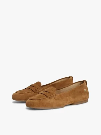 Flexibler Penny-Loafer aus Wildleder