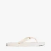 Flip-Flops mit Monogramm-Metallbeschlägen Flip-Flops mit Monogramm-Metallbeschlägen