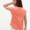 Flip-T-Shirt mit Pailletten-Blumenlogo für Kinder