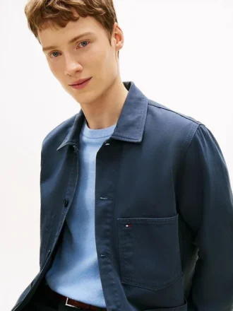 Garment-Dyed Denim Chore Jacket
