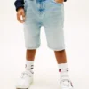 Gerade geschnittene Jeansshorts für Kinder Gerade geschnittene Jeansshorts für Kinder
