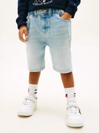 Gerade geschnittene Jeansshorts für Kinder
