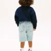 Gerade geschnittene Jeansshorts für Kinder Gerade geschnittene Jeansshorts für Kinder