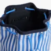 Gestreifte Canvas-Beuteltasche für Kinder