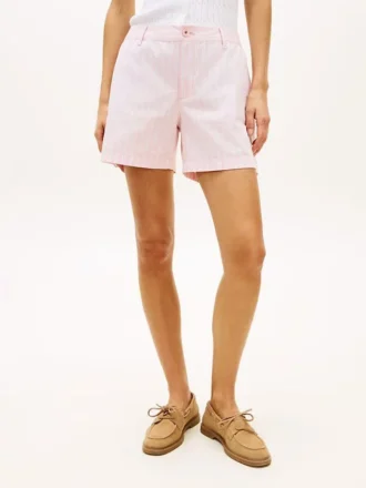 Gestreifte Chino-Shorts