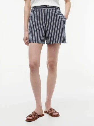 Gestreifte Chino-Shorts