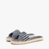 Gestreifte Espadrille-Sandale aus Canvas Gestreifte Espadrille-Sandale aus Canvas