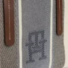 Gestreifte Jacquard-Mini-Umhängetasche Gestreifte Jacquard-Mini-Umhängetasche