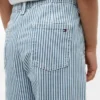 Gestreifte Pull-On-Jeans mit weitem Bein für Kinder