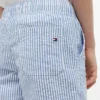 Gestreifte Seersucker-Shorts für Kinder