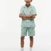Gestreifte Shorts mit Monogramm-Logo für Kinder Gestreifte Shorts mit Monogramm-Logo für Kinder