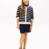 Gestreifter Strickcardigan für Kinder