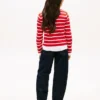 Gestreifter Strickcardigan für Kinder